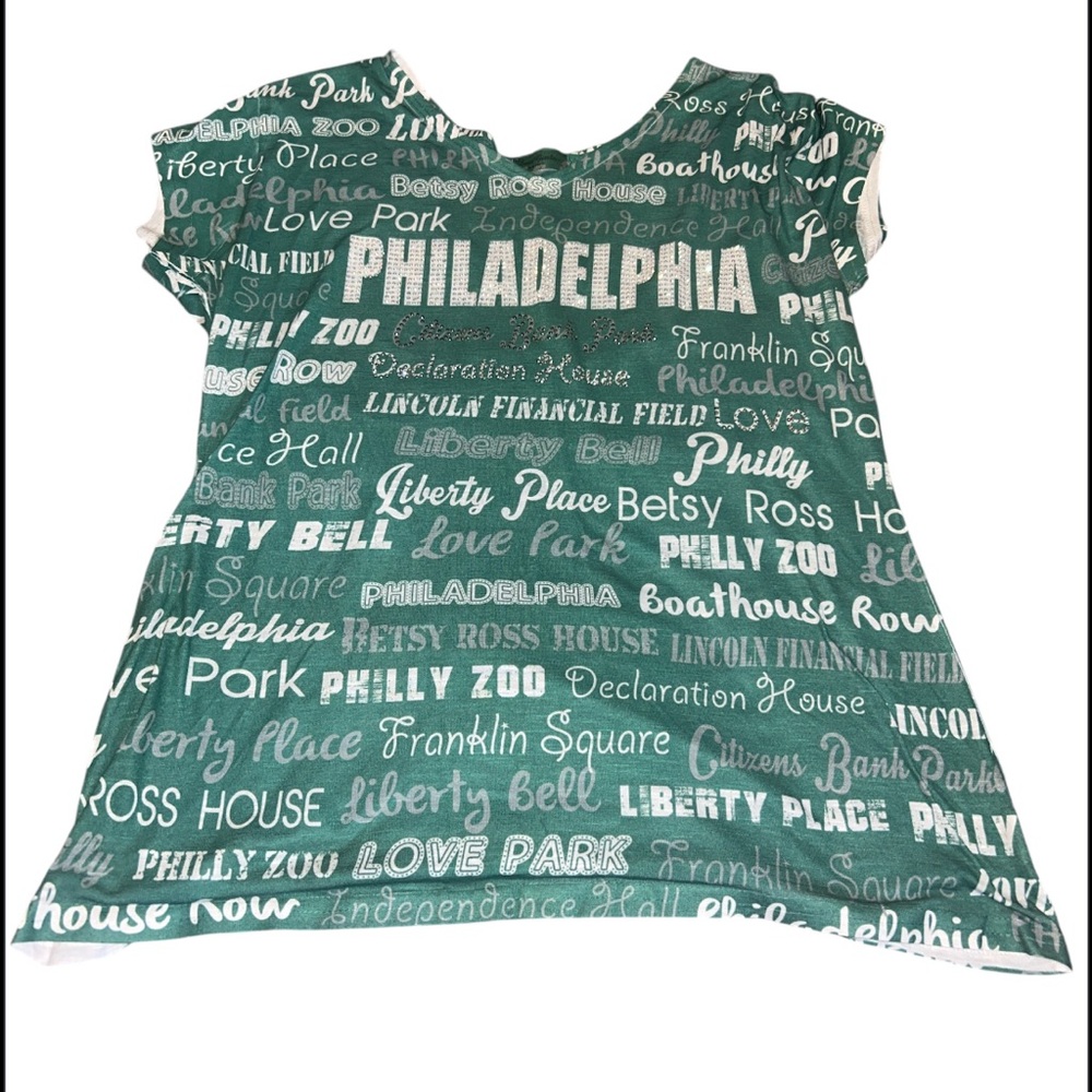NWOT Philadelphia Philly Gem Monuments T shirt XL